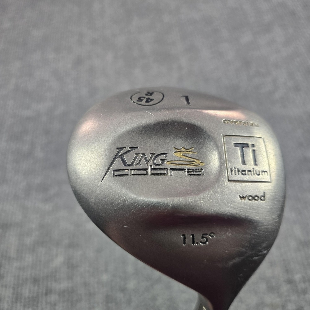 Cobra King Cobra Ti Oversize Driver Golf Club Mens RH Graphite Shaft 11.5° 45 In